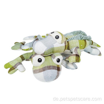 Designer Lizard Stoffed Pet Plüschhund quietschendes Spielzeug